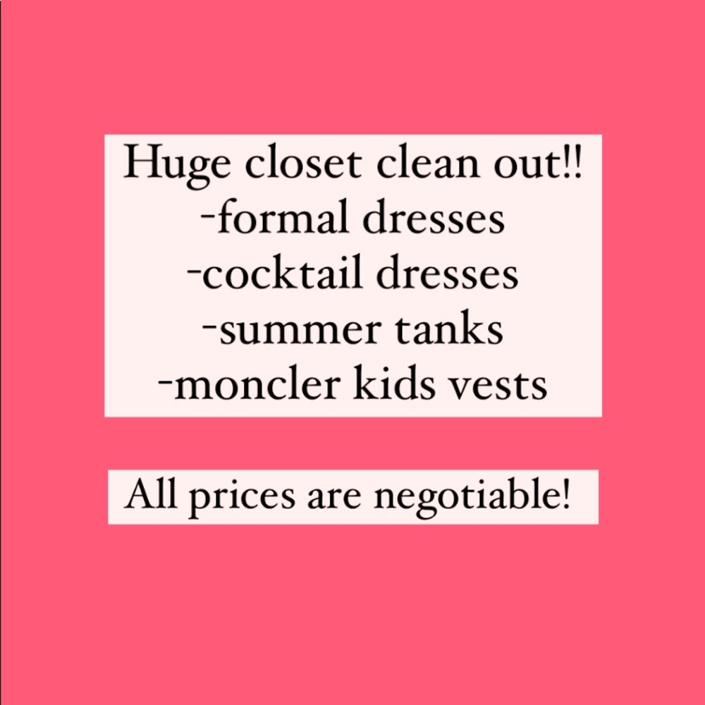 CLOSET CLEAN OUT!!!